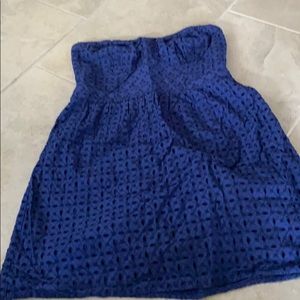 Cute Blue Eyelet Dress